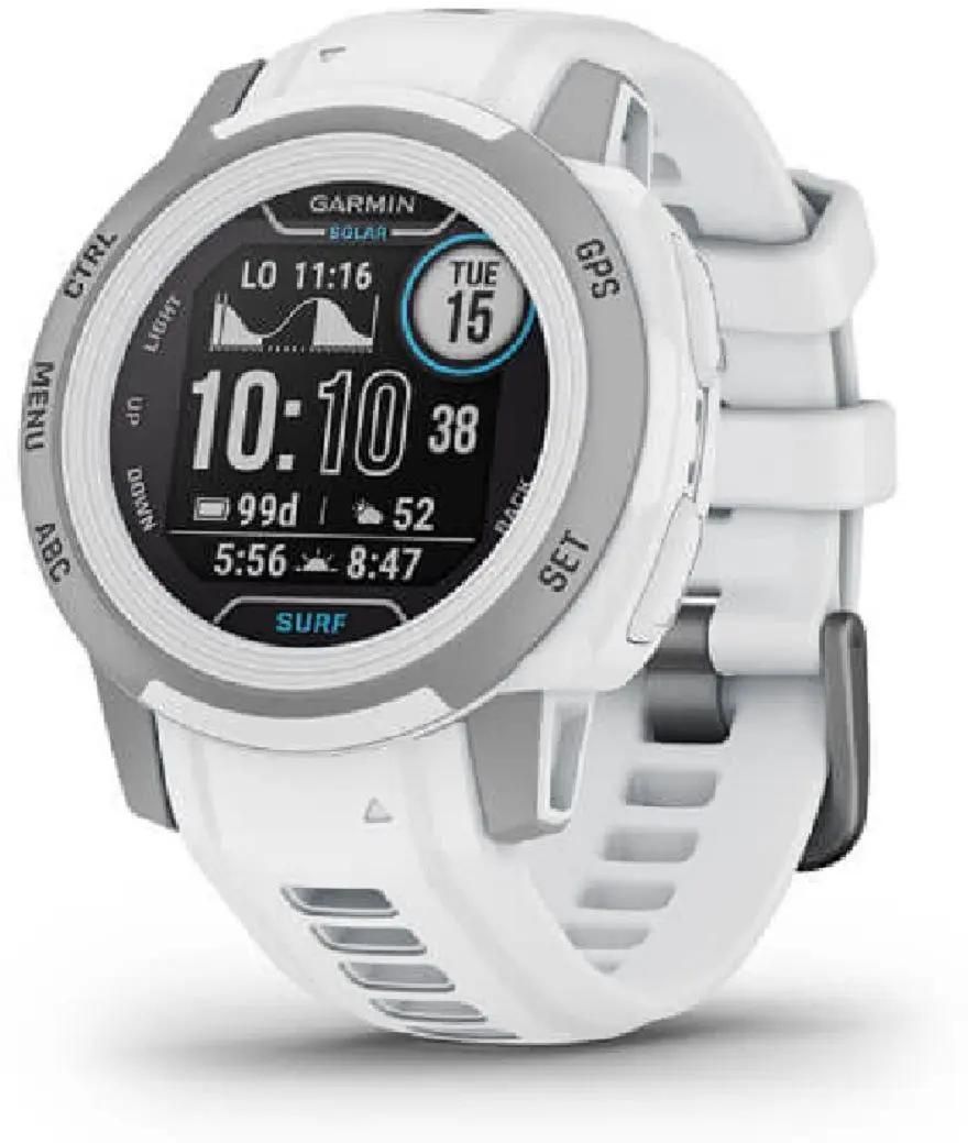 Смарт-часы Garmin Instinct 2s Solar,  40мм,  1.2",  белый/черный/белый [010-02564-03]
